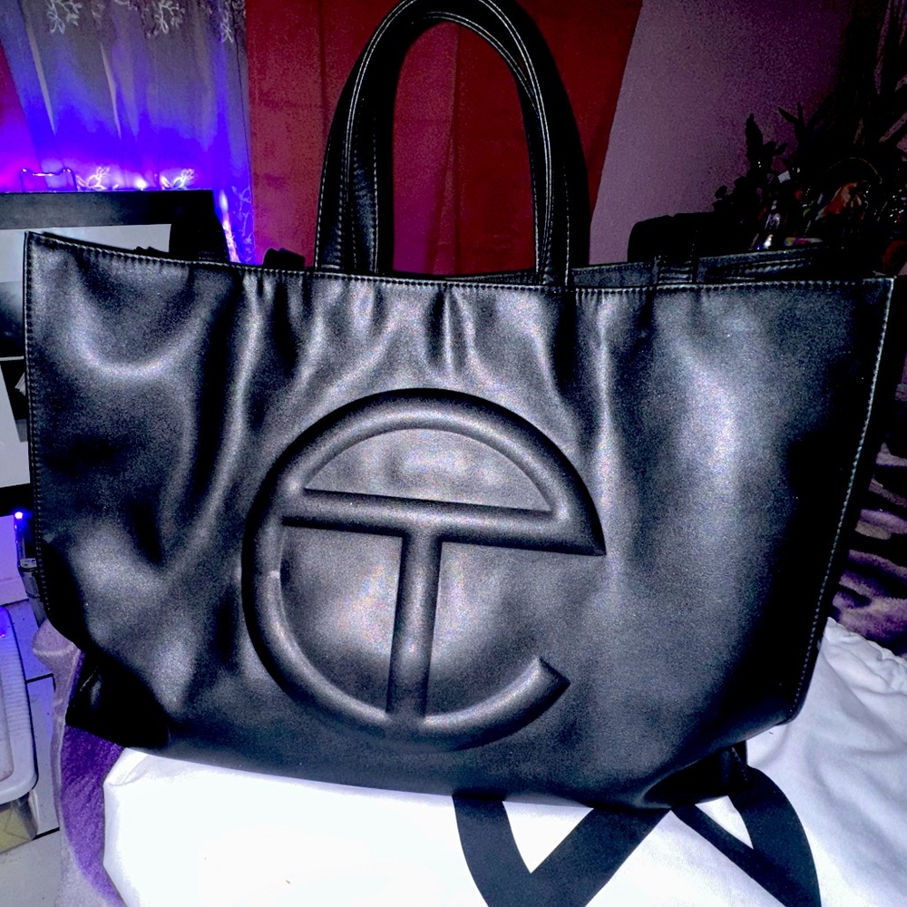 Authentic TELFAR Black Large Tote